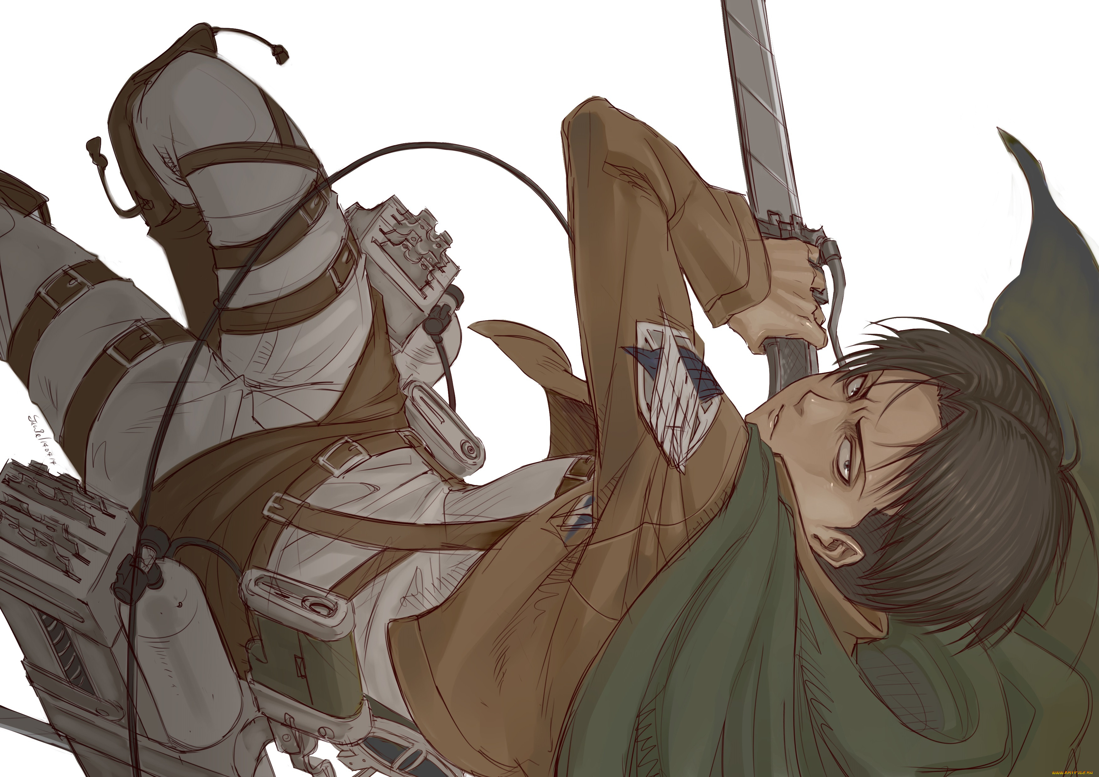, shingeki no kyojin, levi